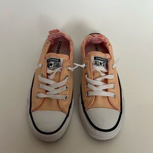 Converse Coral Low-Top Sneakers